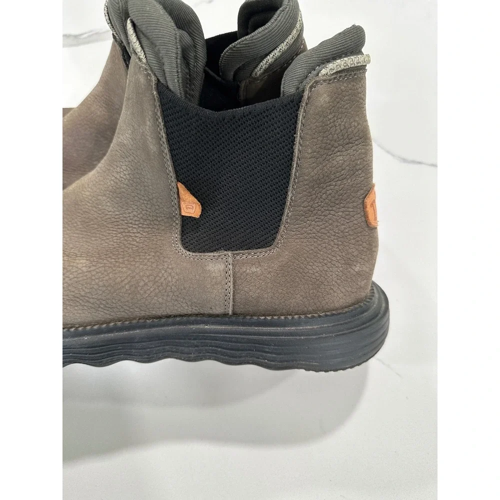 Hey Dude Branson Boot M Craft Leather Brown Chelsea Boots Mens 13